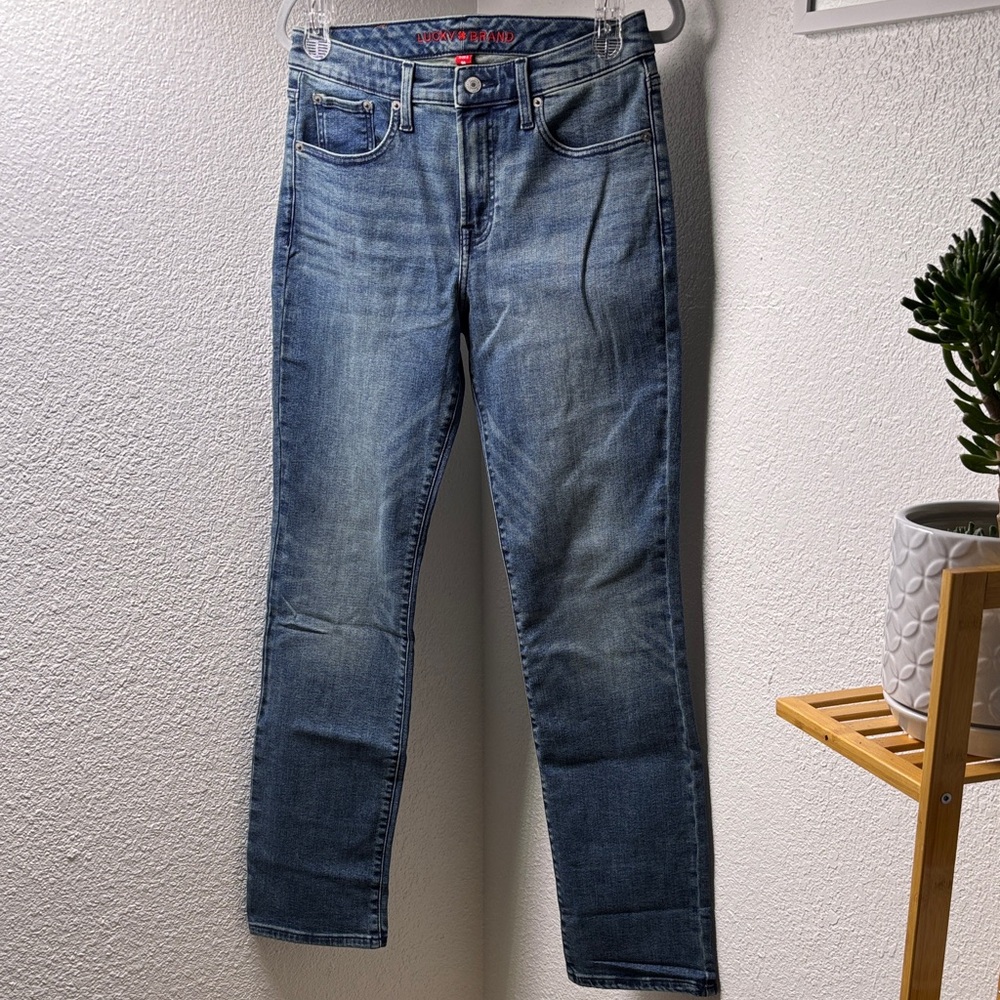 Lucky Brand Women's Straight Leg Jeans - Medium Blue Wash